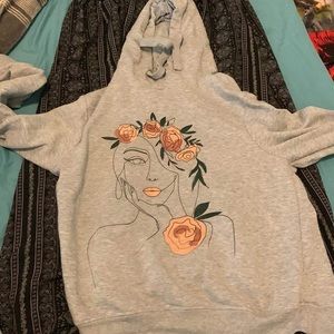 Slightly cropped hoodlie